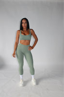 EMIRA SCULPT CROP OLIVE